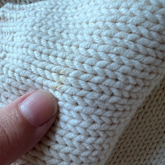 Free People Cream Cottagecore Cozycore Coquette Girl Button-Up Knit Cardigan XS - Picture 8 of 15